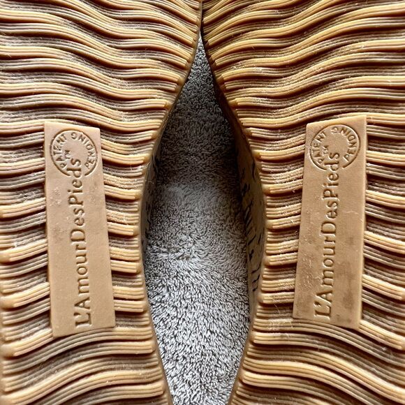 L'Amour Des Pieds Catiana Natural Open Toe Slip On Slide Cork Sandals US 7 M - Picture 14 of 16